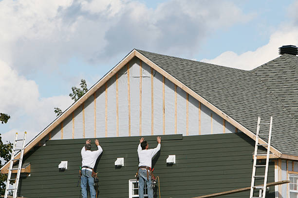 Professional Emergency Siding Repair technician working in Beallsville, OH
